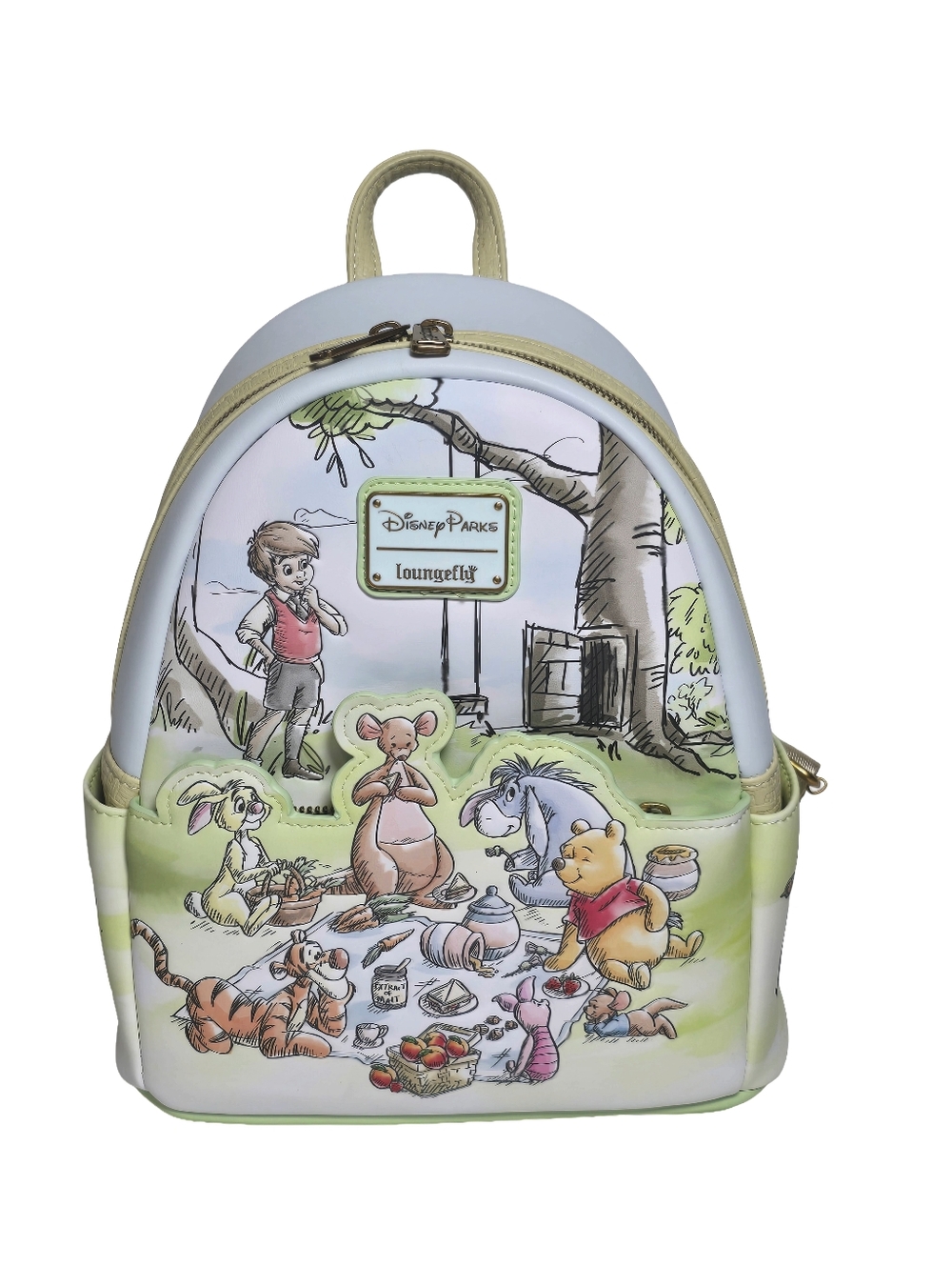 Disney Parks Loungefly Winnie the Pooh & friends Mini Backpack Nwt - Picture 1 of 4